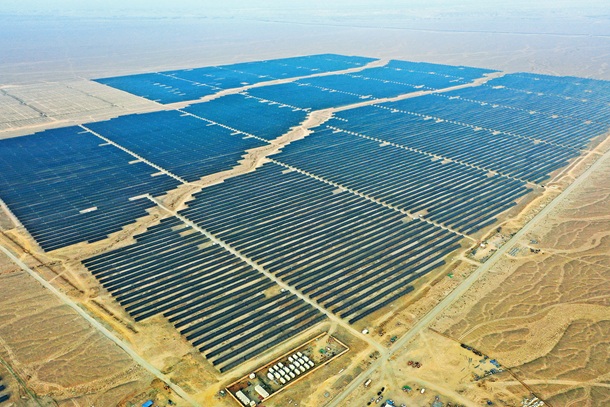 图为新疆电力焉稽县25万千瓦光伏项目610407