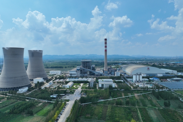 图为稳发稳供中的费县电厂